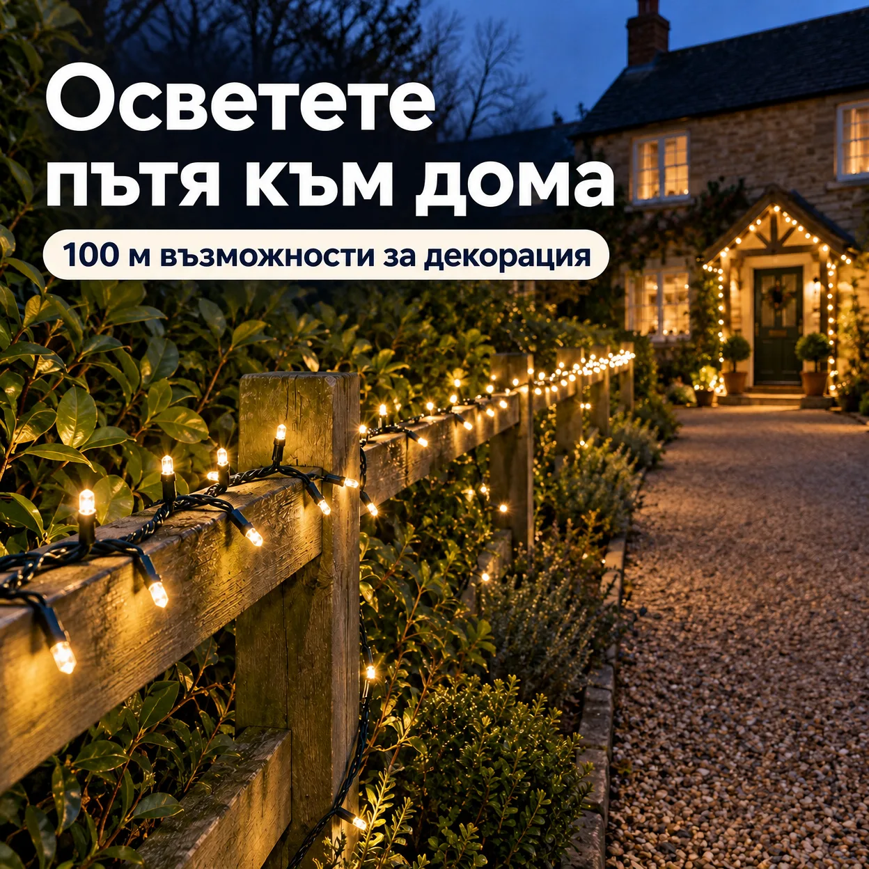 100mLL Празнична светлинна верига - Image 6