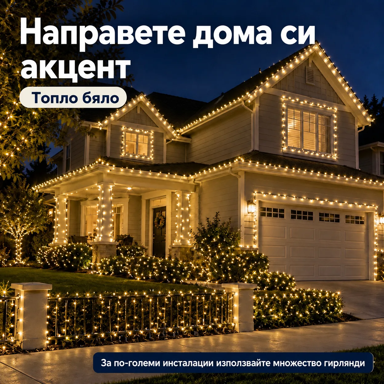 100mLL Празнична светлинна верига - Image 3
