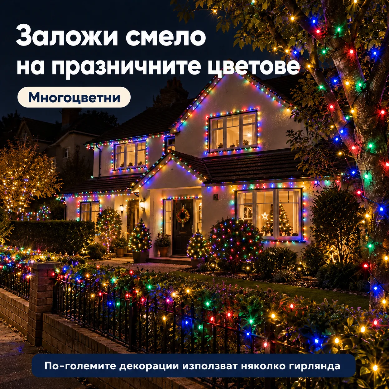 100mLL Празнична светлинна верига - Image 4