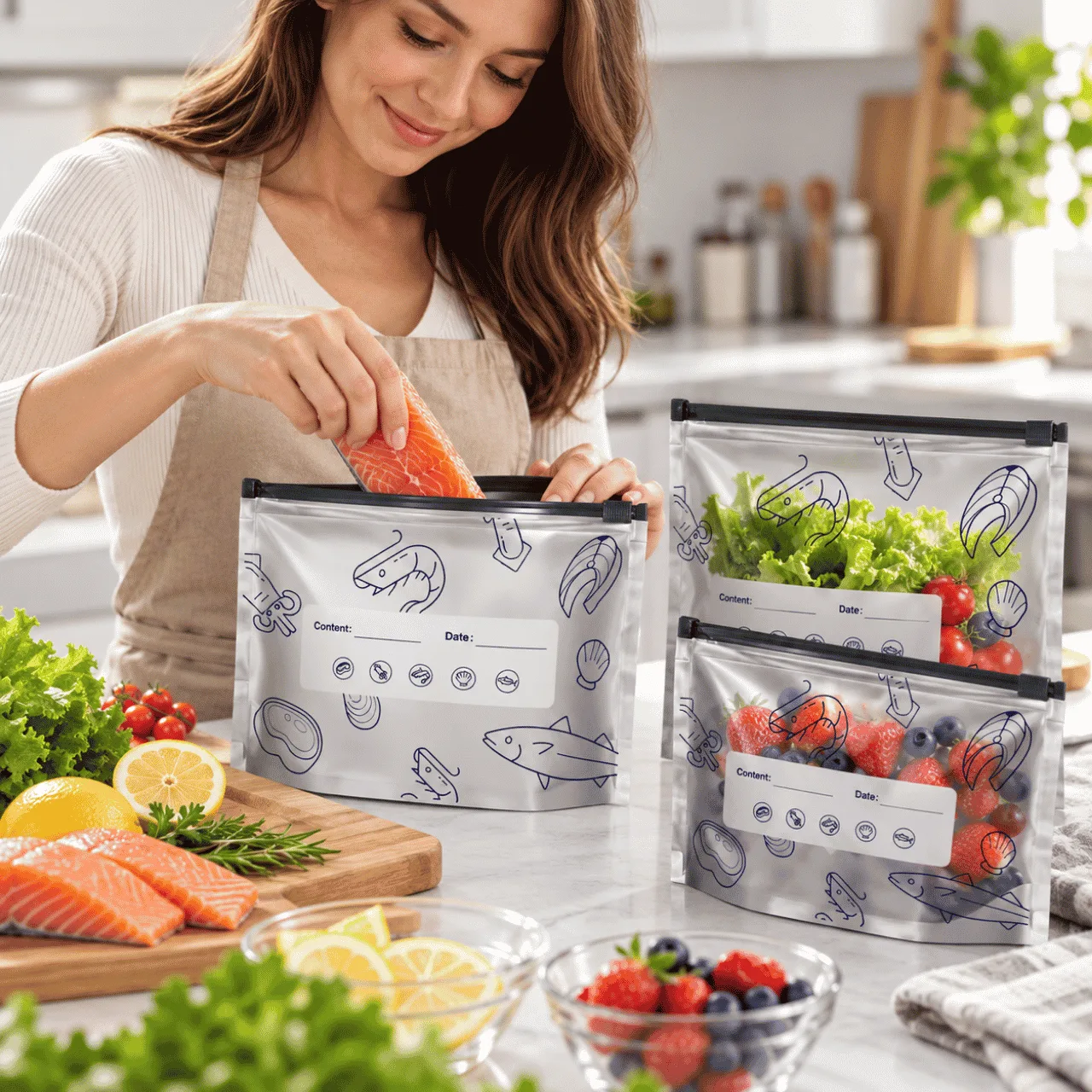 Пликове за съхранение на храна (15+15 БЕЗПЛАТНИ), FreshBags - Image 4