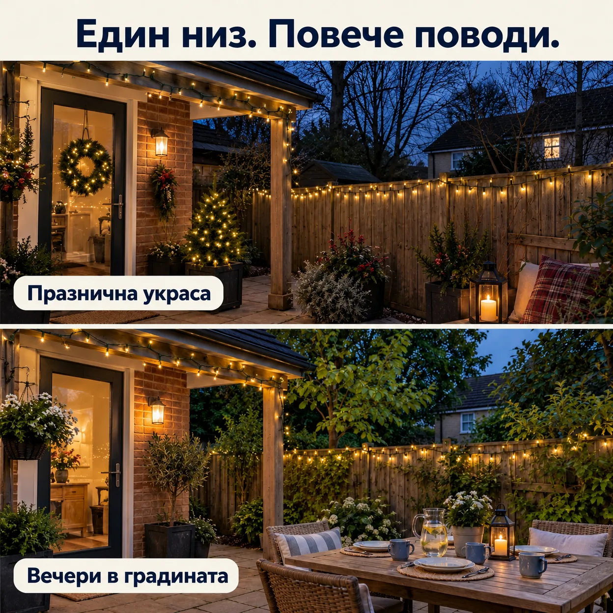 100mLL Празнична светлинна верига - Image 12