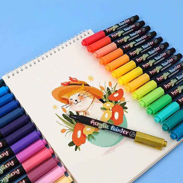 AcrylicMarkers, акрилни маркери (24 бр.) - Image 5