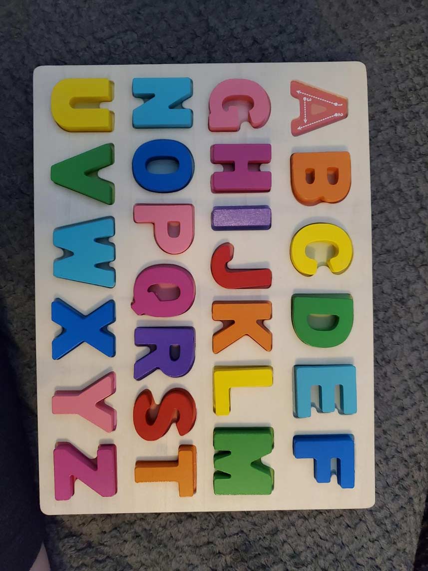 AlphabetPuzzle, дървена буквена пъзел игра - Image 5