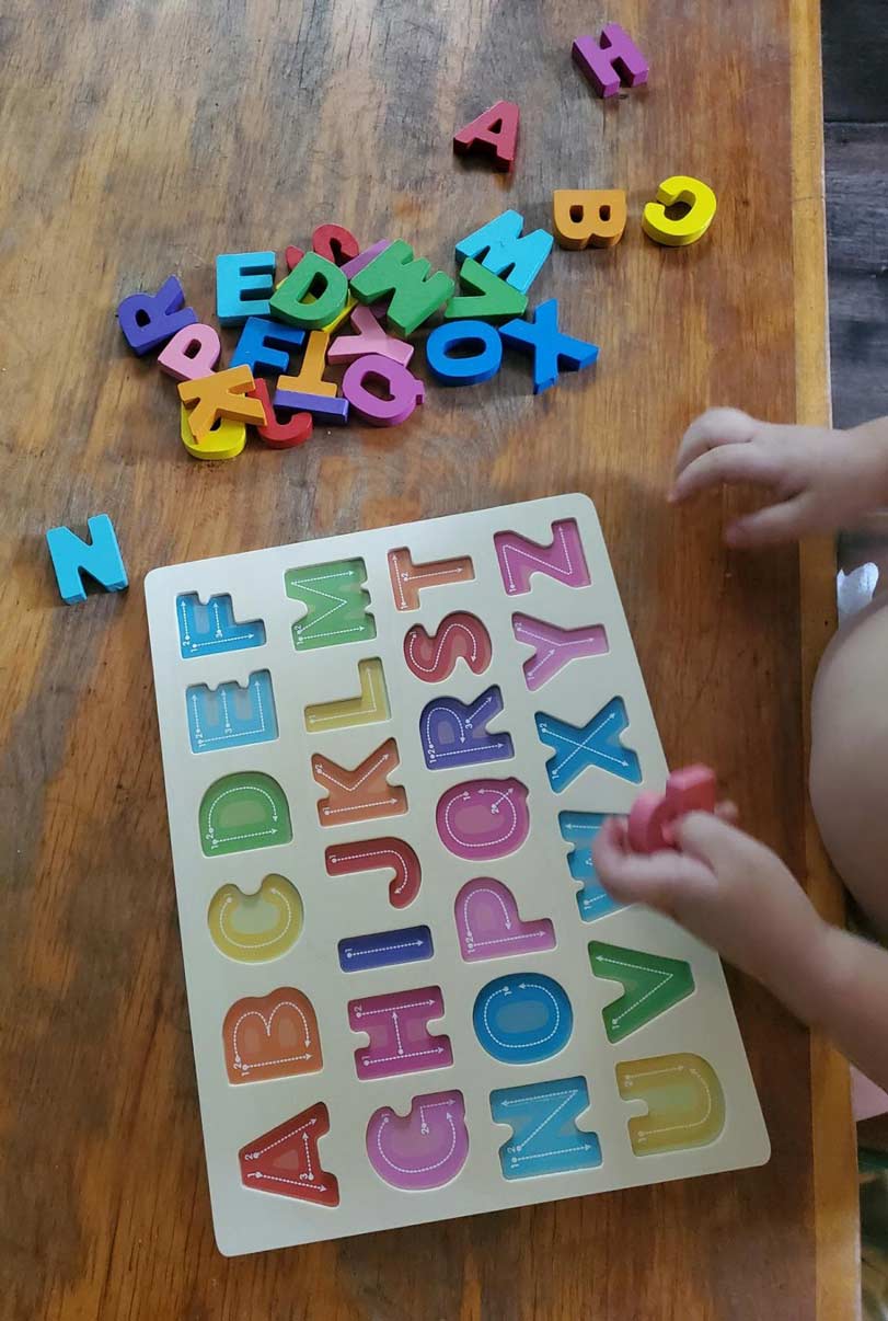 AlphabetPuzzle, дървена буквена пъзел игра - Image 7