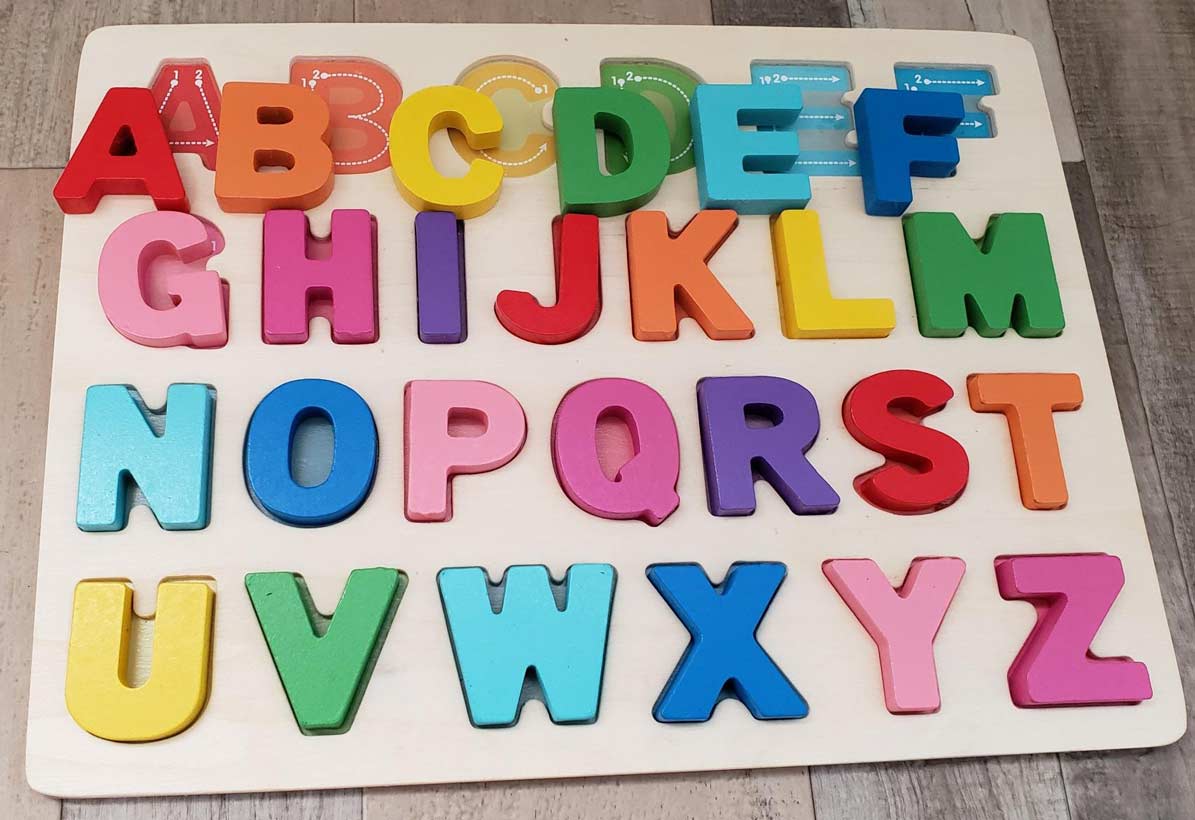 AlphabetPuzzle, дървена буквена пъзел игра - Image 8