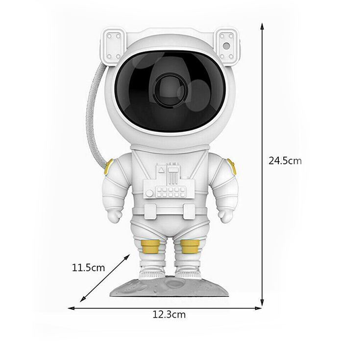 AstronautLamp, нощен проектор с галактически ефект и LED светлина - Image 5