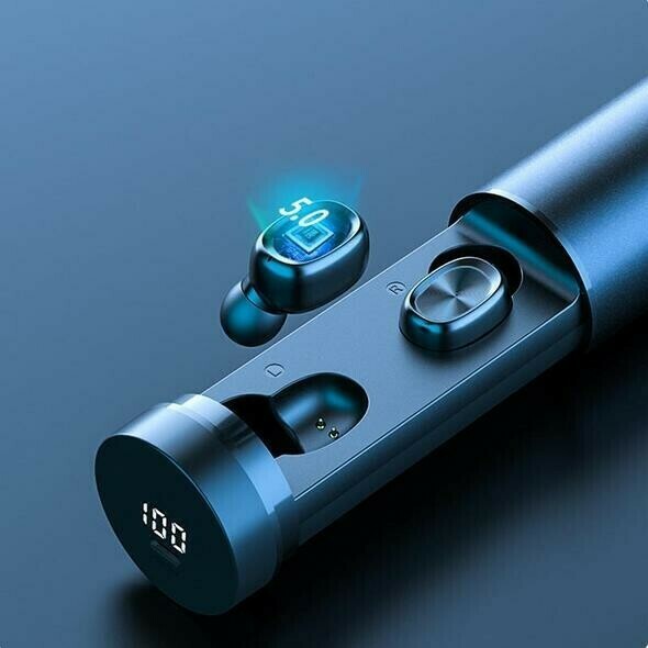 AudioInfinity, водоустойчиви безжични Bluetooth слушалки със зарядна станция - Image 3