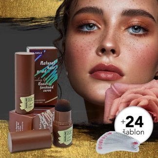 BROWSTAMP-TR, Комплект за оформяне на вежди с шаблони и пигмент - Image 10
