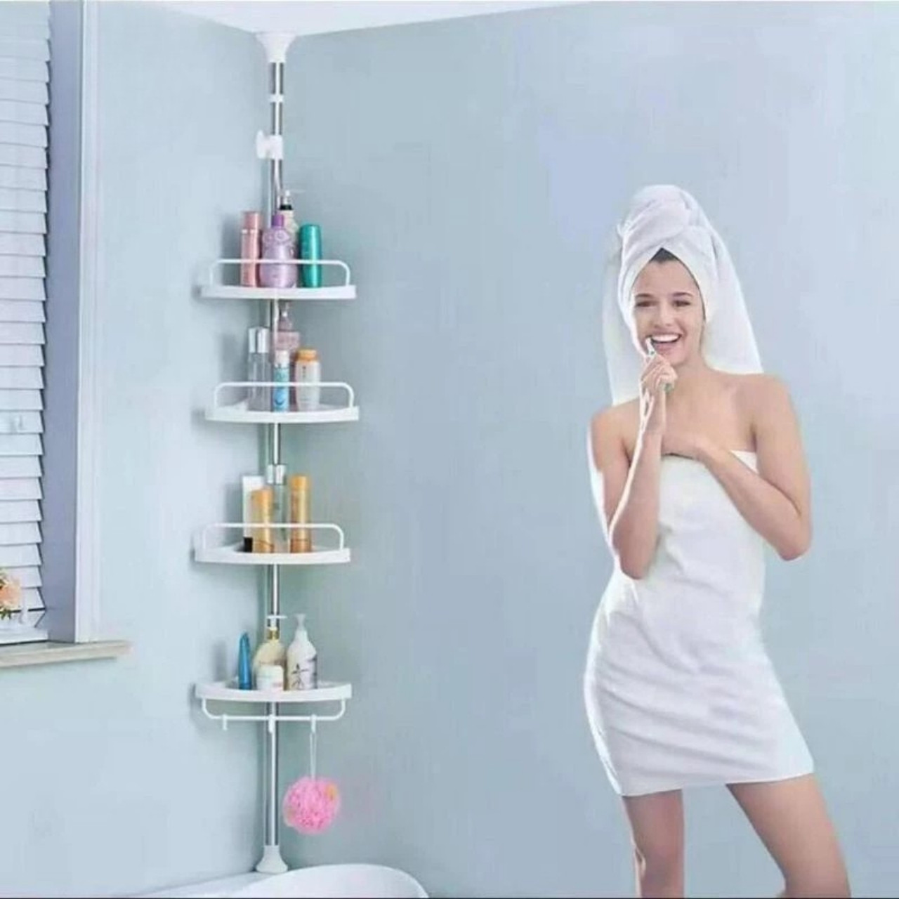 BathRack, ъглов телескопичен рафт за душ - Image 7