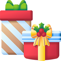 BestGift, коледна картичка с джоб за пари (3 броя) - Image 5
