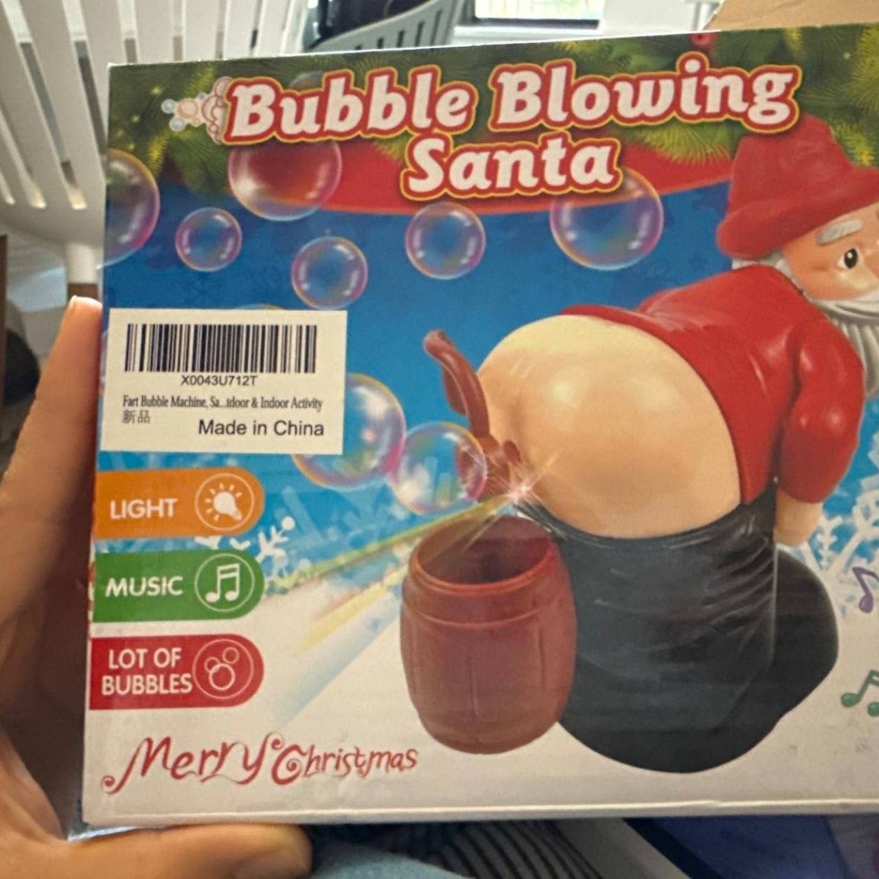 BlowSanta, играчка за сапунени мехури Дядо Коледа - Image 9