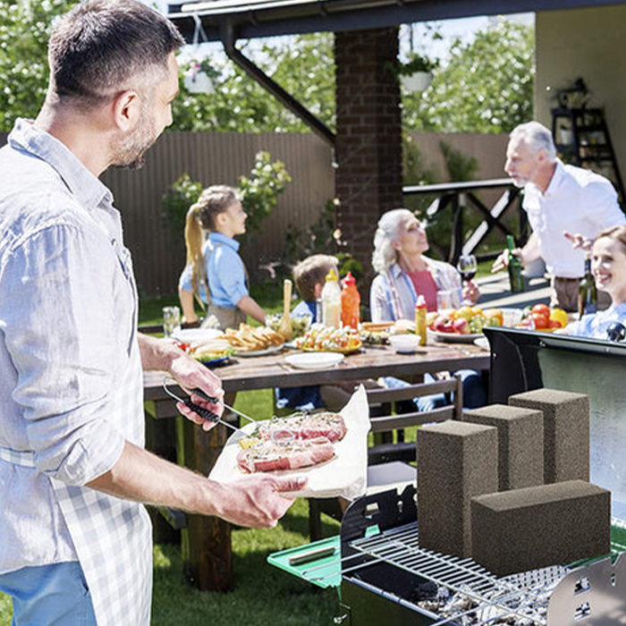 BrickGrill, 1 + 1 БЕЗПЛАТЕН почистващ камък за решетки на скара - Image 4