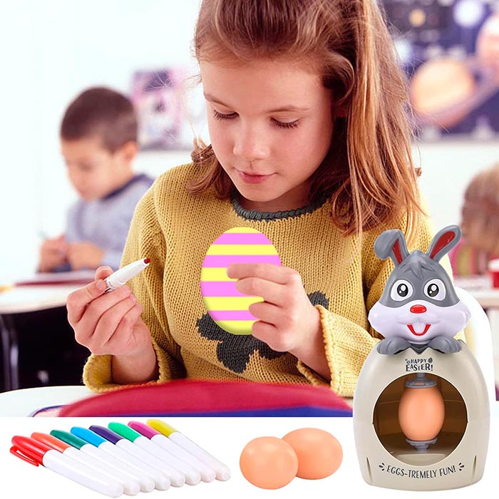 BunnyColor, комплект за създаване и оцветяване на пластмасови великденски яйца - Image 4
