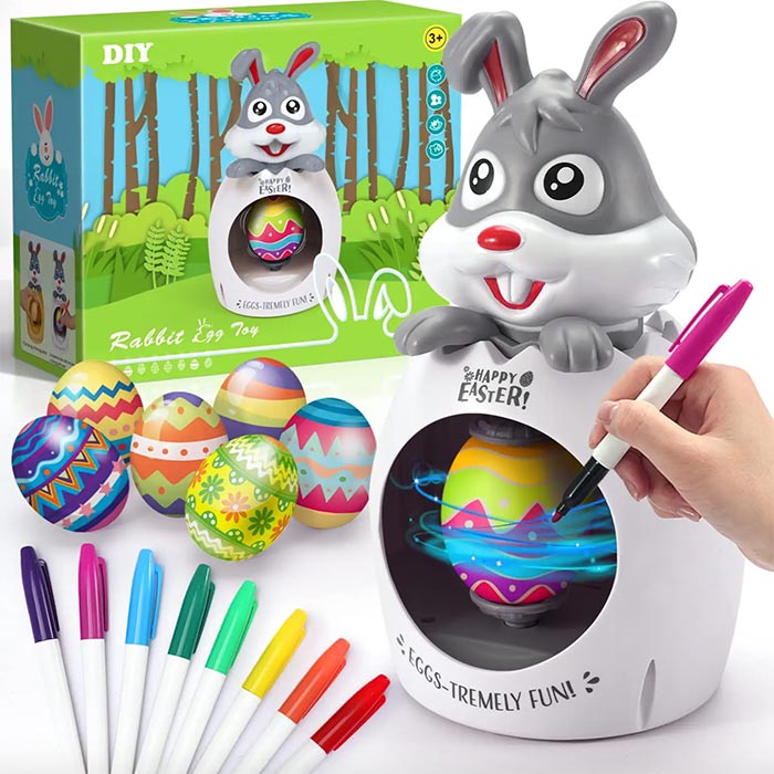 BunnyColor, комплект за създаване и оцветяване на пластмасови великденски яйца - Image 8