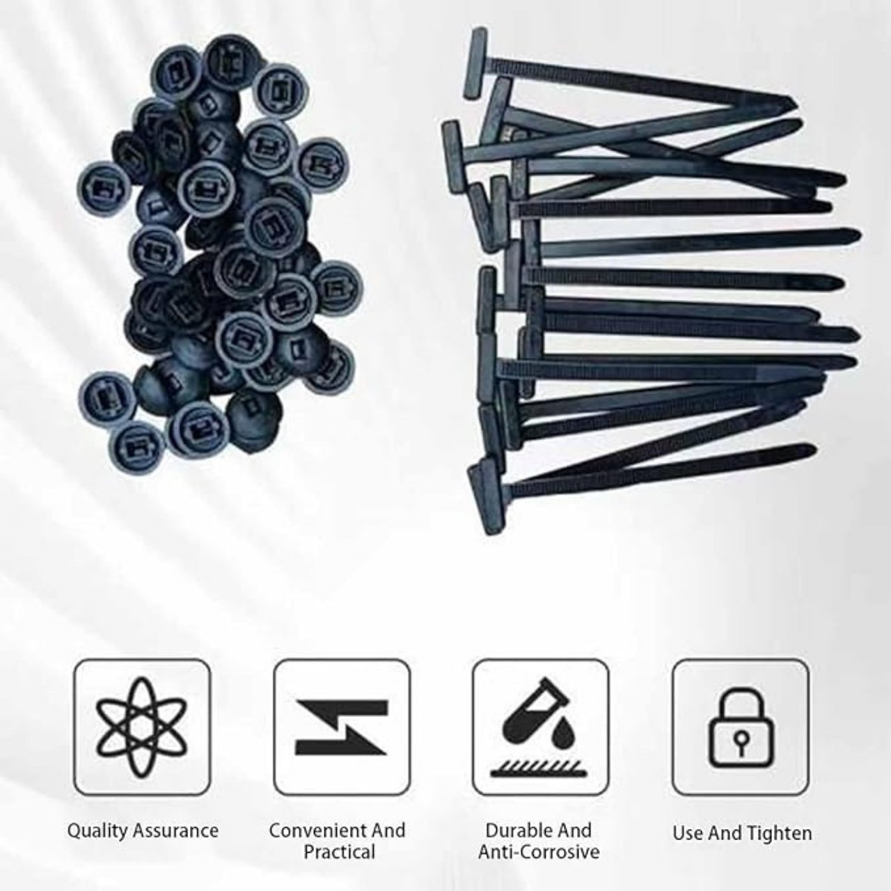 CableTies, найлонови връзки за автомобилна и универсална употреба (50 бр) - Image 2
