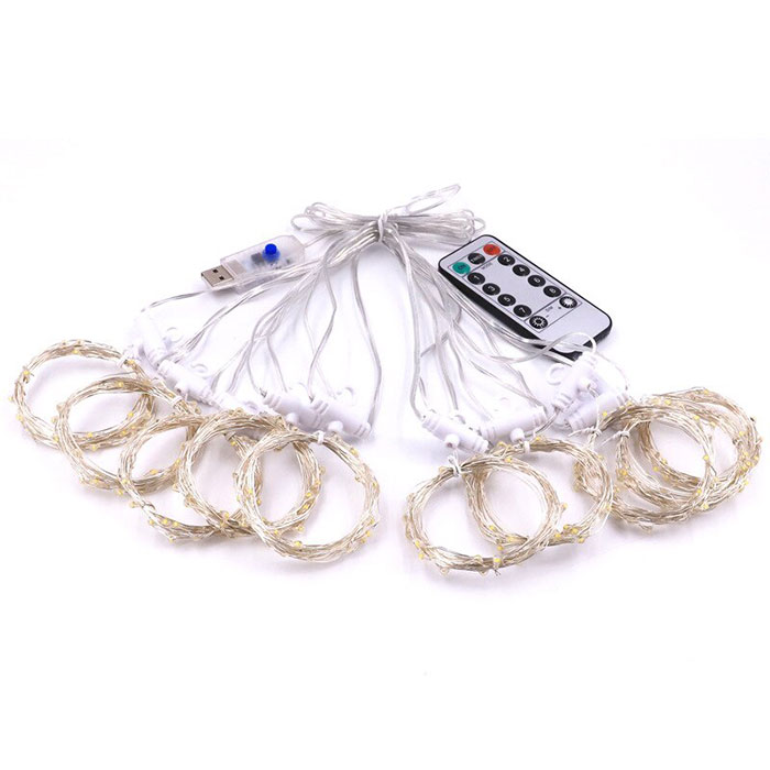 ColorfulCurtain, светлинна завеса с 300 цветни LED светлини - Image 1