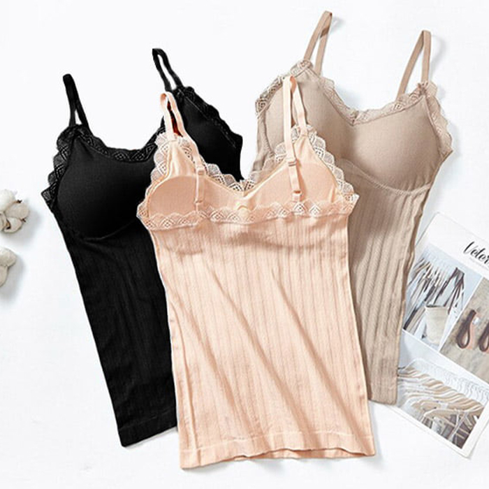 ComfortTop, 1+1 БЕЗПЛАТНО Тениска с подплатена поддръжка в черно и бежово - Image 10
