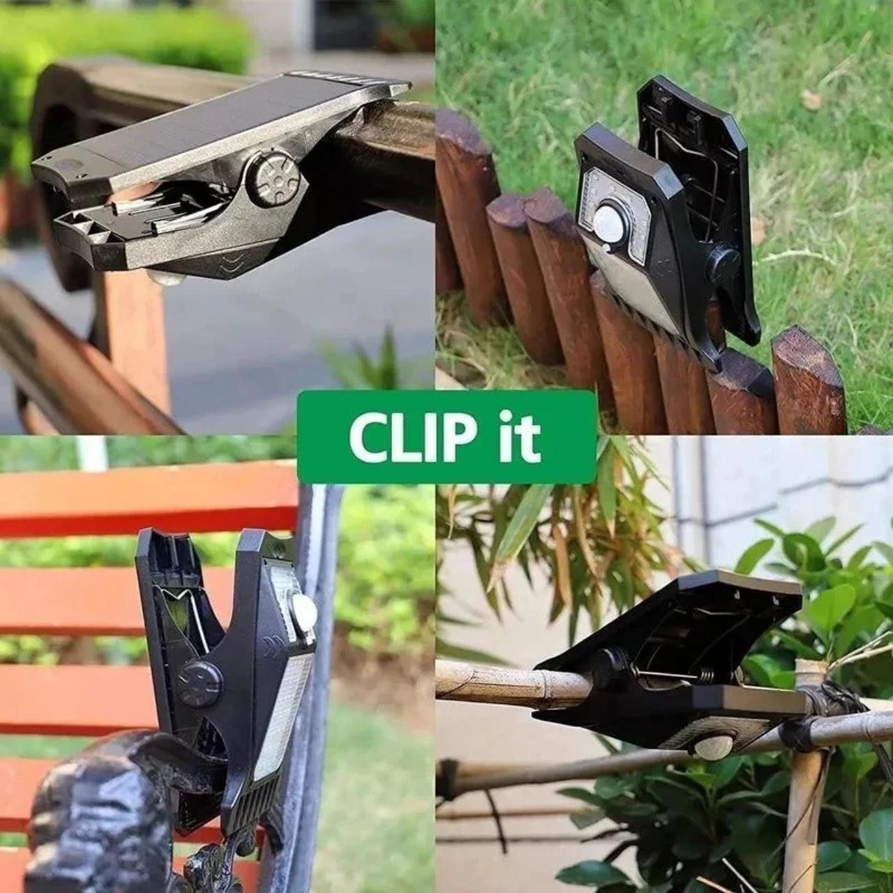 DeckClip, Соларна градинска светлина с клип и сензор за движение - Image 10