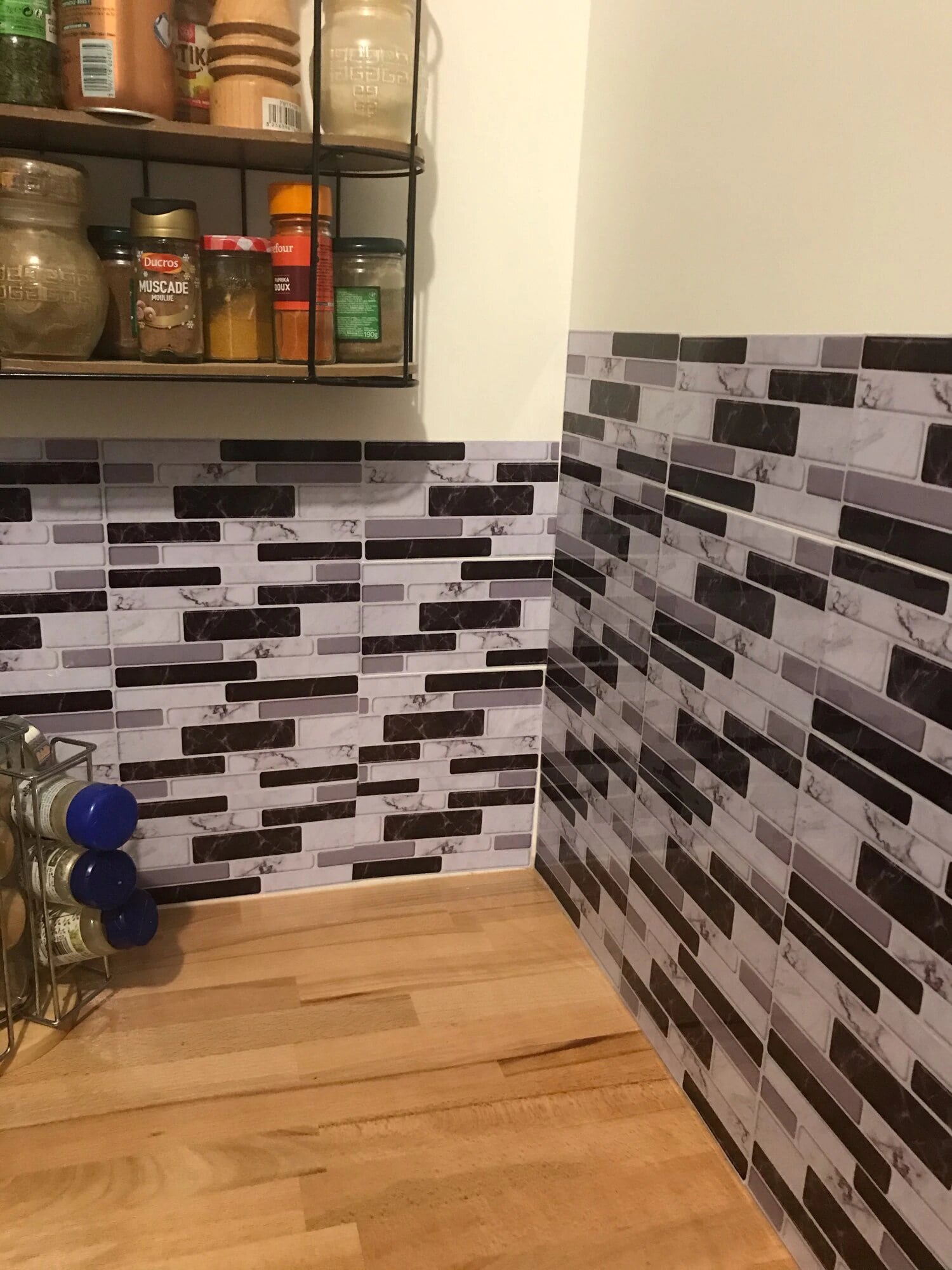 DecorWallpaper, тримерни стикери за стена в имитация на плочки (12 бр.) - Image 10