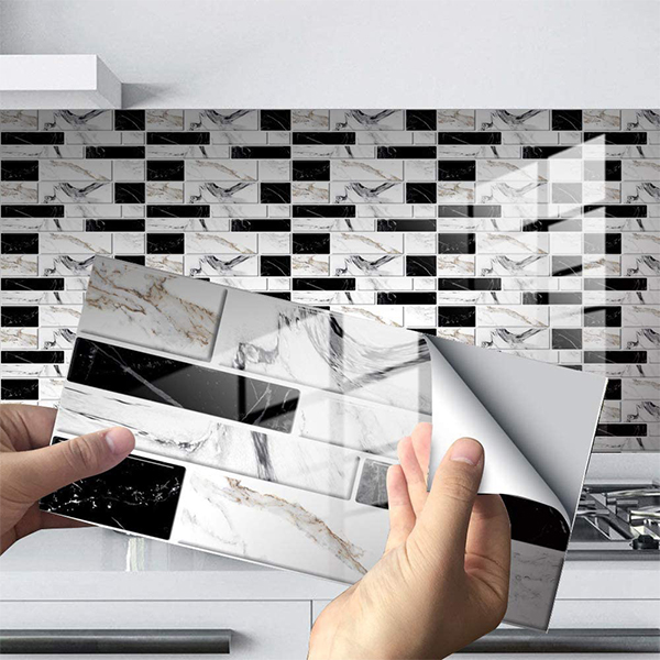 3D тапет в имитация на плочки