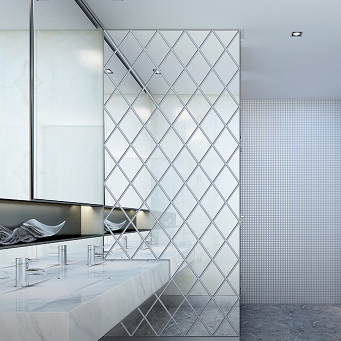 Diamond Mirror, огледални стикери във формата на диамант за осветяване и освежаване на всяка стая (32 бр.) - Image 5