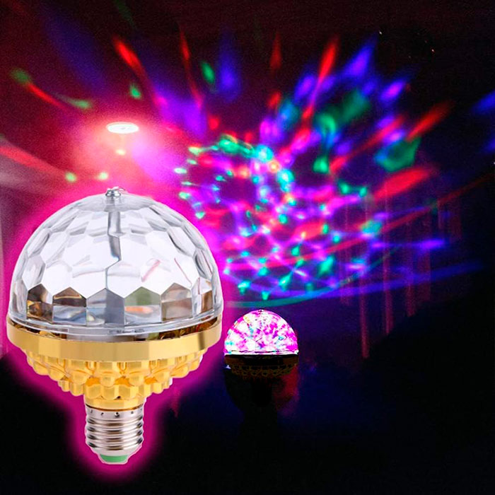 DiscoLamp, цветна въртяща се крушка - Image 3