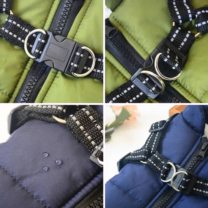 DogJacket, отразяващо и водоустойчиво зимно палто за кучета - Image 7