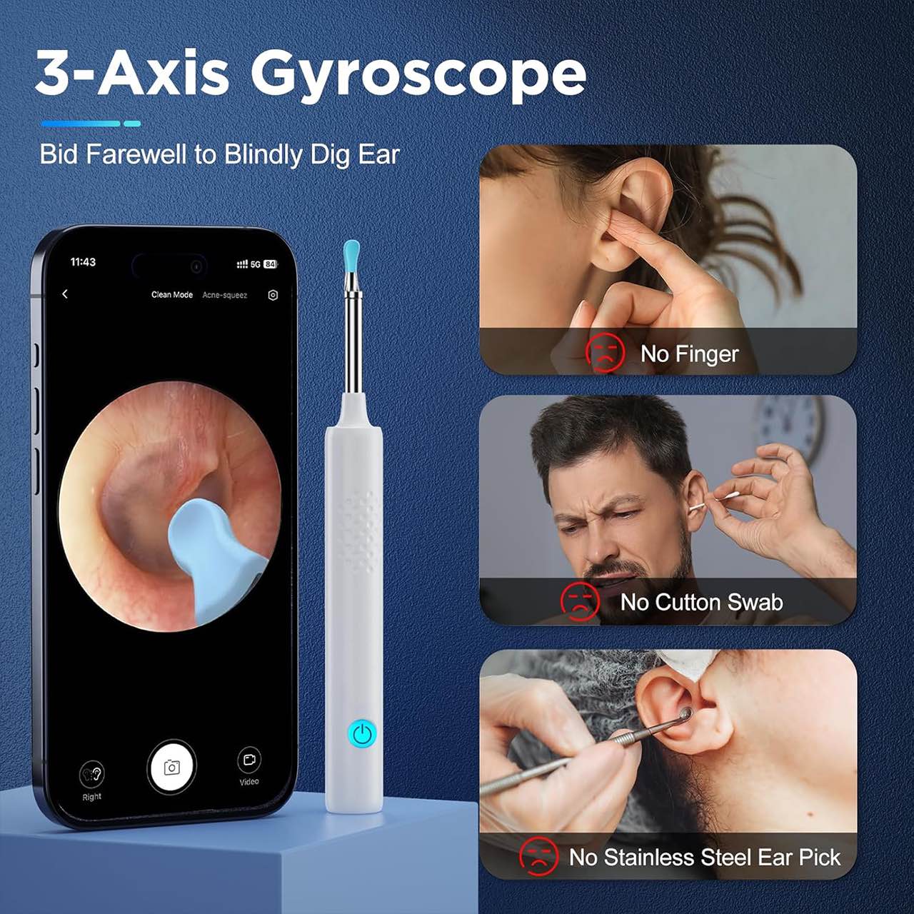 EarStick, помощник за почистване на ушна восък с камера - Image 8