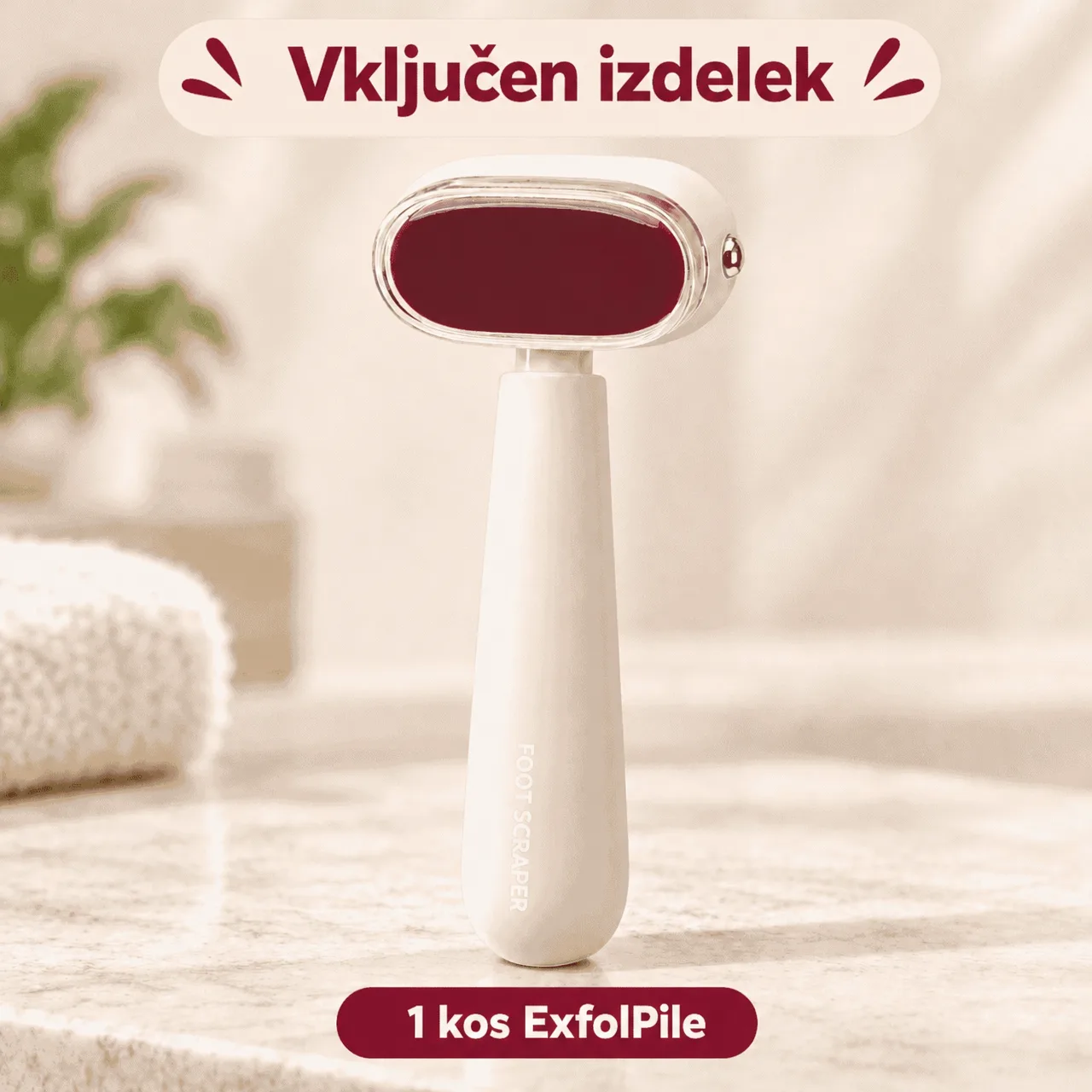 Двустранна пила за крака, ExfolPile - Image 2