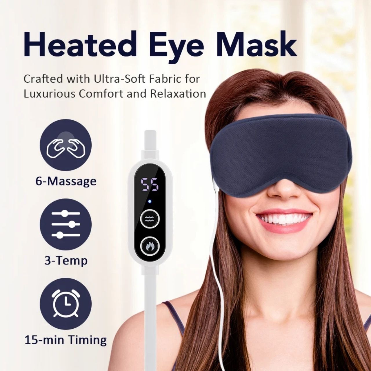 EyeMask, нагряваща масажна маска за очи - Image 2