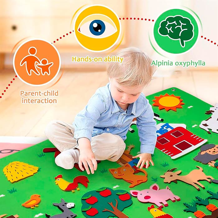 FeltBoard Интерактивна мека игрална дъска - Image 8
