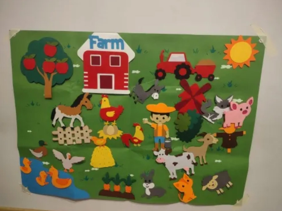 FeltBoard Интерактивна мека игрална дъска - Image 10