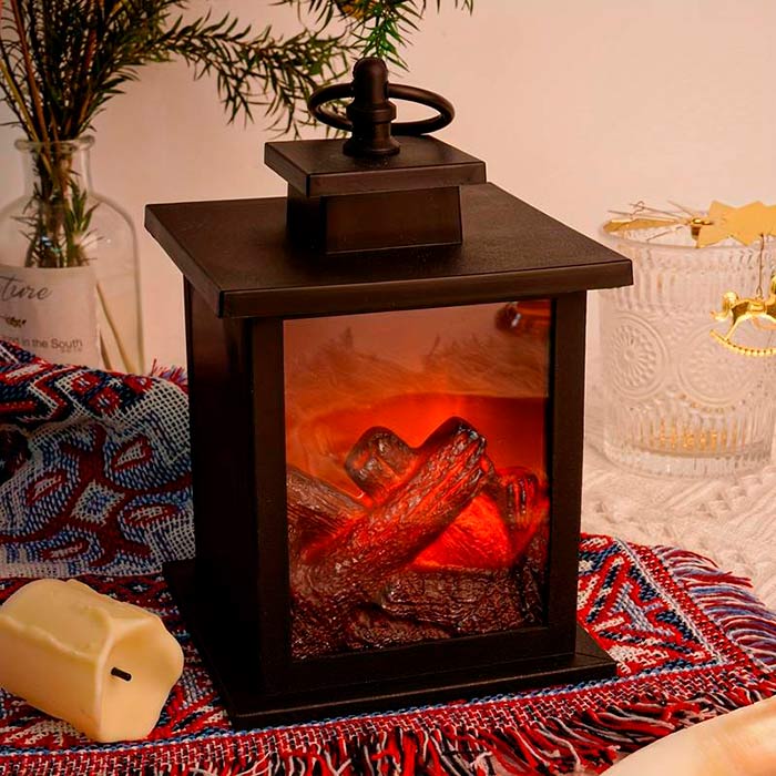 FireLantern, декоративна лампа с вид на камина и виртуален огън - Image 5