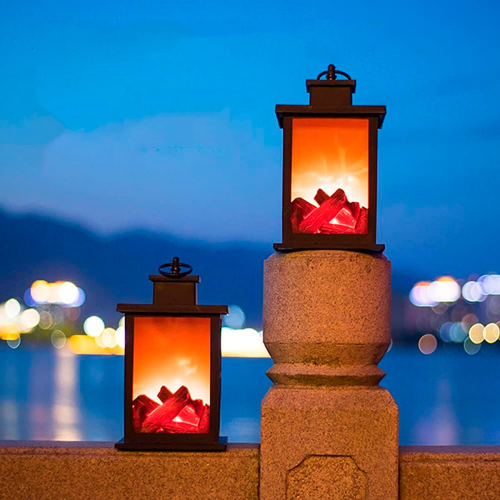 FireLantern, декоративна лампа с вид на камина и виртуален огън - Image 9
