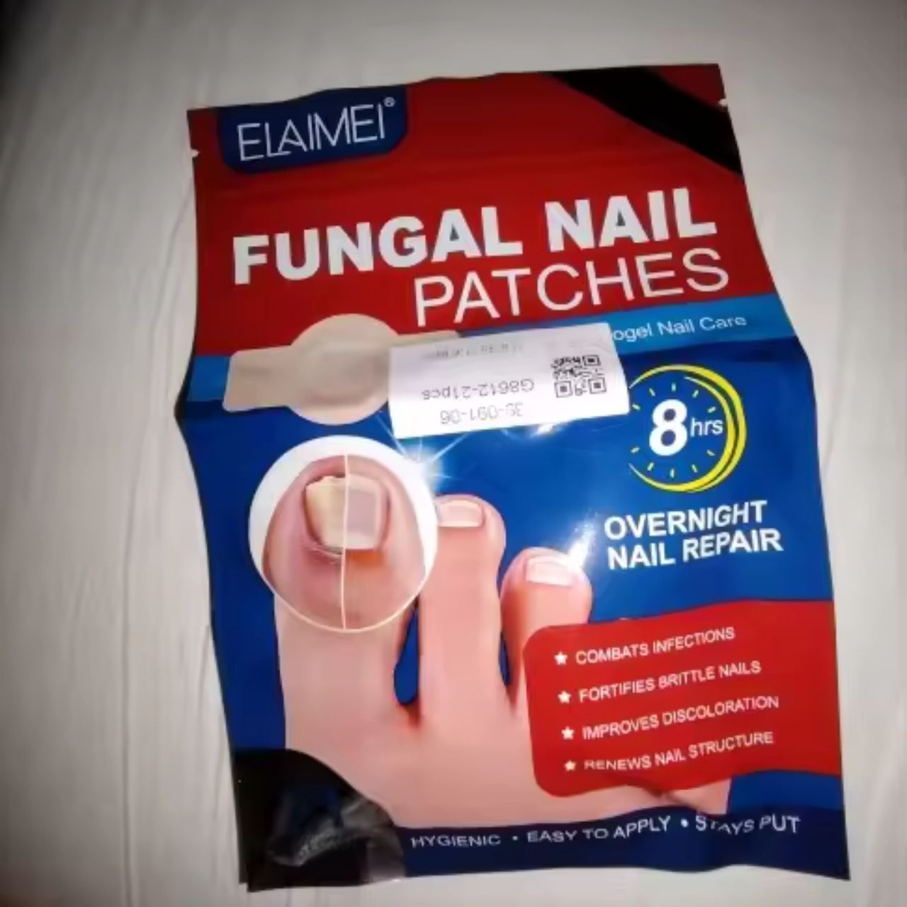 FungalPatches, възстановителни пластири за грижа за увредени нокти (21 бр.) - Image 6