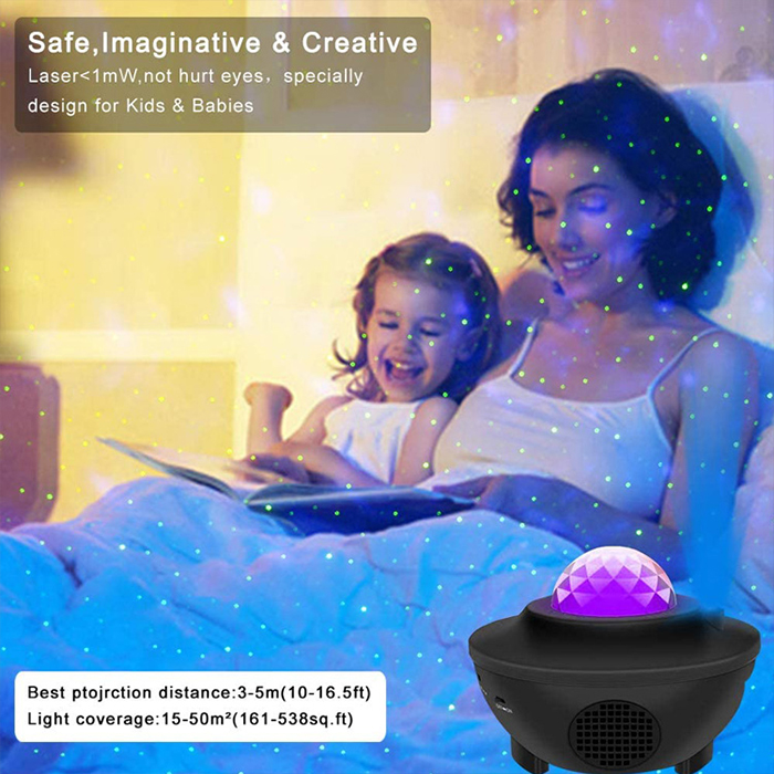 GalaxySky, говорител и проектор на звезди с включено дистанционно управление - Image 6
