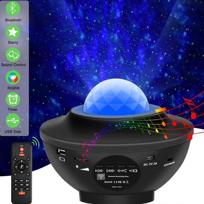 GalaxySky, говорител и проектор на звезди с включено дистанционно управление - Image 7