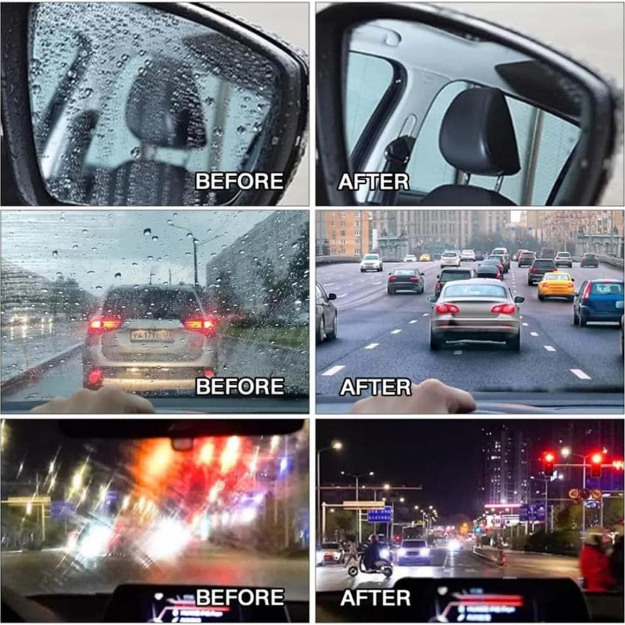 Не уврежда повърхностите и удължава живота на стъклото.