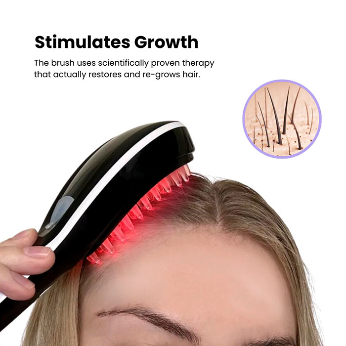 GrowthBrush, 4 в 1 терапевтична четка за коса - Image 3