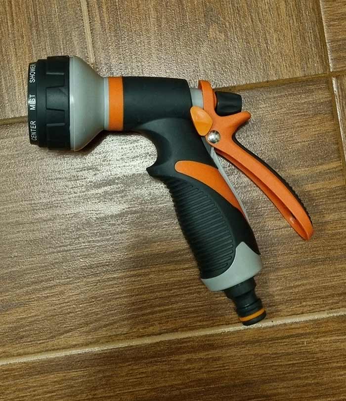 HoseSpray, комплект с накрайник за градински маркуч, конектор за маркуч и поливен пистолет - Image 10