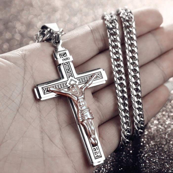 JesusNecklace, сребърно колие с Исус - Image 7