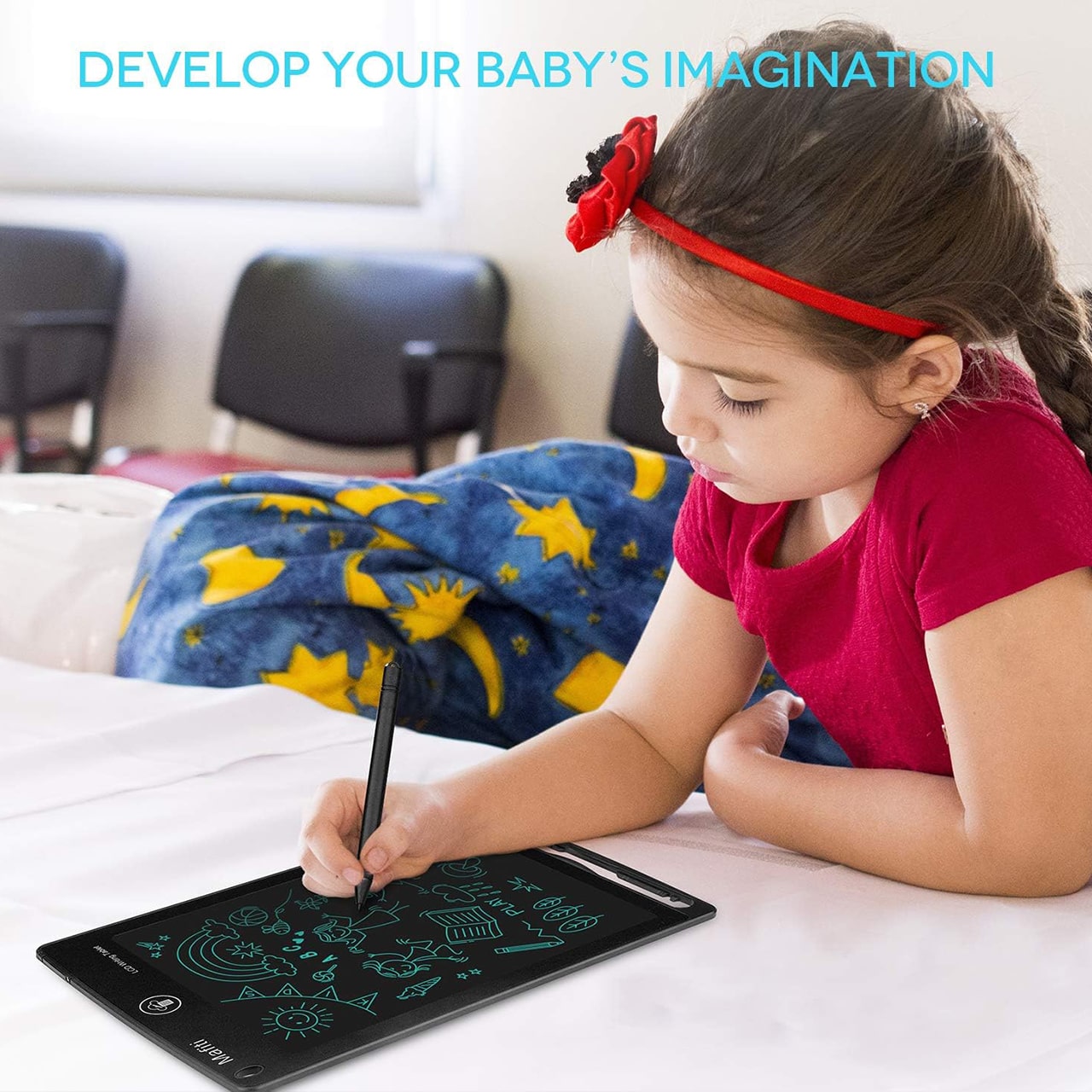 KidsBundle, LED таблет за писане и 4 магически тетрадки за учене на писане и рисуване - Image 7