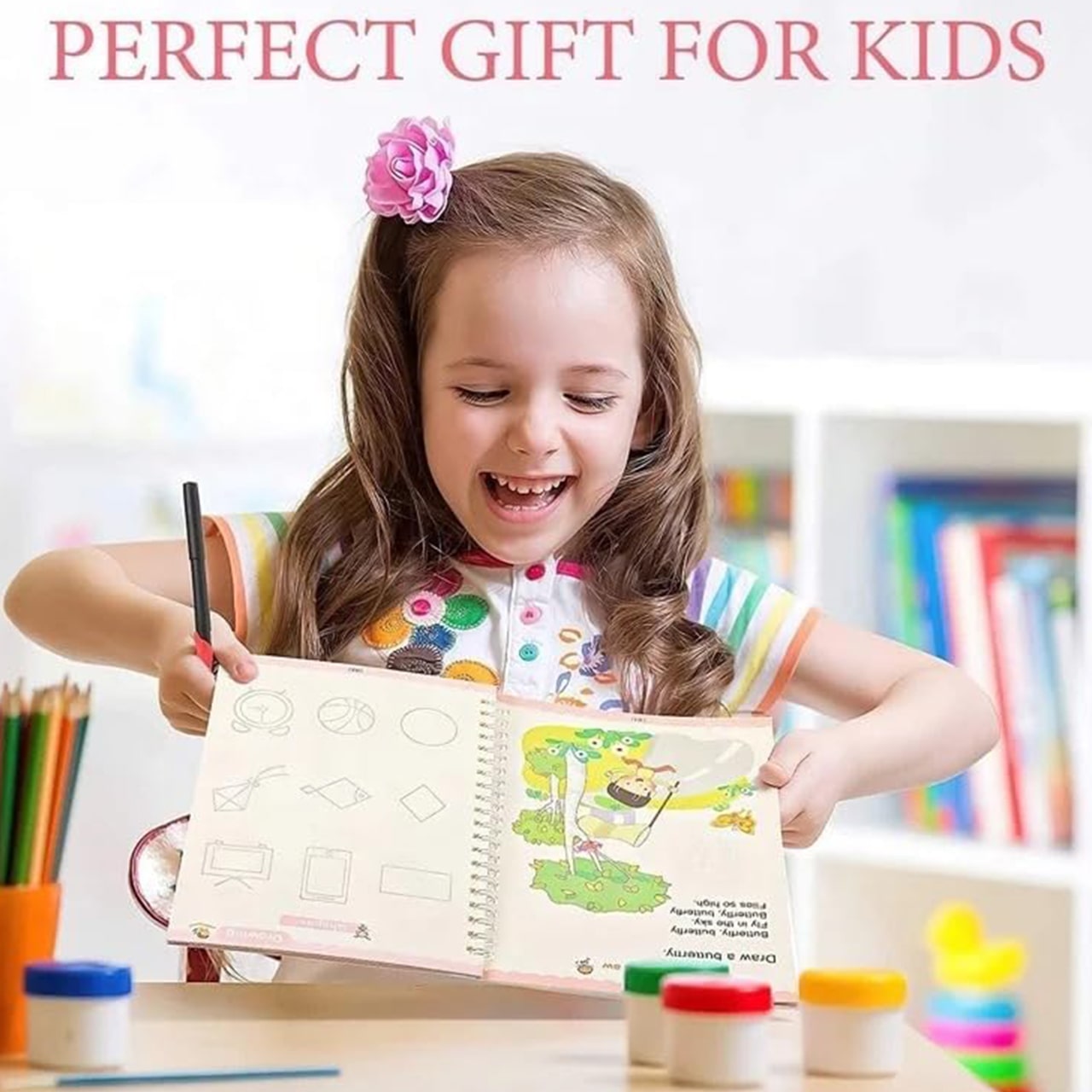 KidsBundle, LED таблет за писане и 4 магически тетрадки за учене на писане и рисуване - Image 10