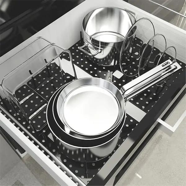 KitchenOrganizator, практичен държач за кухненски прибори и капаци - Image 3