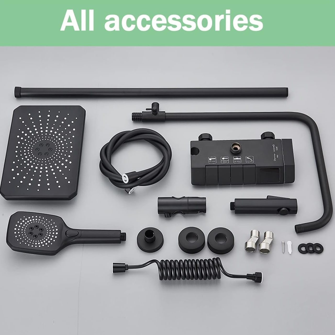 LuxShowerSet, луксозен душ комплект с 3 различни приставки - Image 9