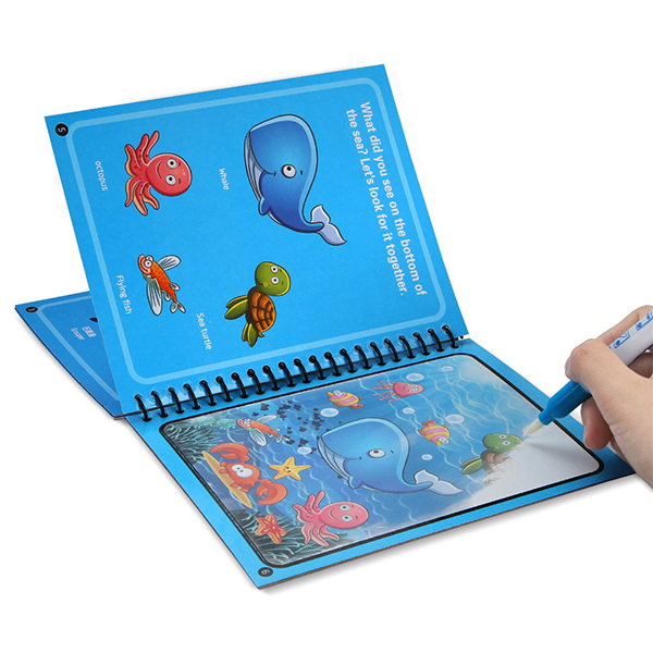 MagicWaterBook, комплект от 3 магически акварелни молива за създаване без мръсотия - Image 2