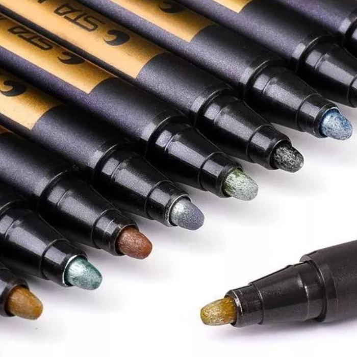MetallicColorPen, 10-брой творчески комплект маркери - Image 5