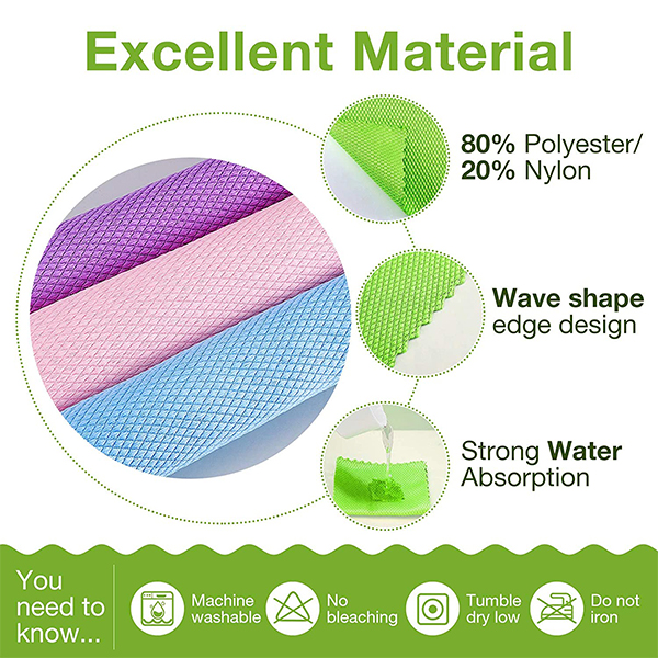 MicrofiberCloth, многофункционална микрофибърна кърпа за почистване (4 бр.) - Image 8