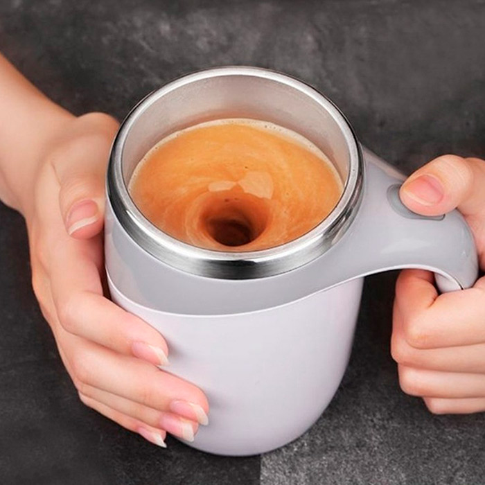 MixMug, термо чаша с бутон за разбъркване на напитки - Image 5