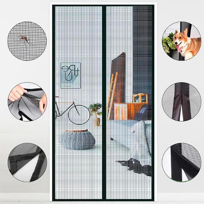 NoInsectCurtain, магнитна мрежа против комари - Image 5